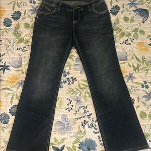 Wrangler Blue Flare Wide Leg Jeans